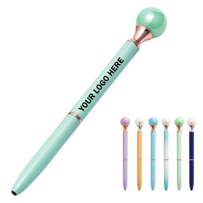 Pearl-Top Twist Ballpoint Pen