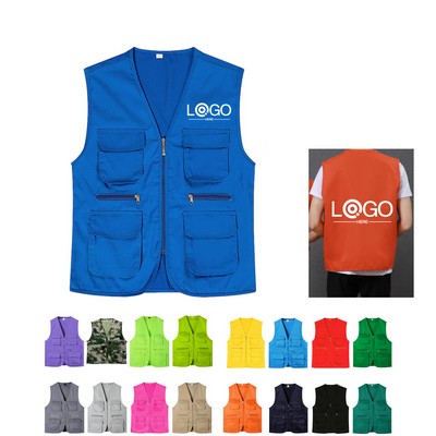 Multi-pocket Volunteer Work Clothes