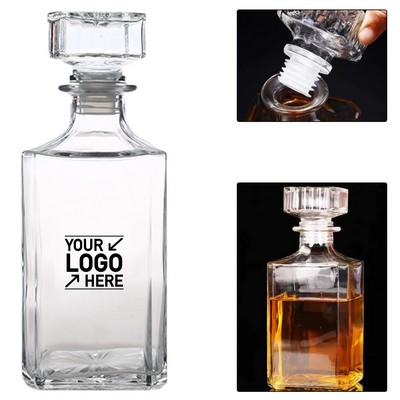 Modern Square Glass Wine Decanter