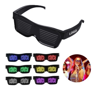 Bluetooth LED Light-Up Glasses