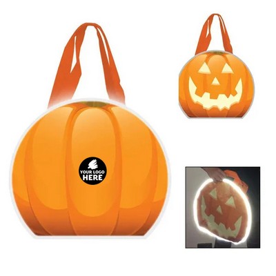 Glow-in-the-Dark Pumpkin Trick-or-Treat Bag