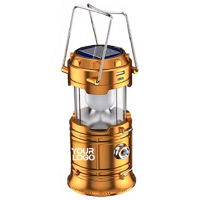 Camping Light Solar Rechargeable LED Light