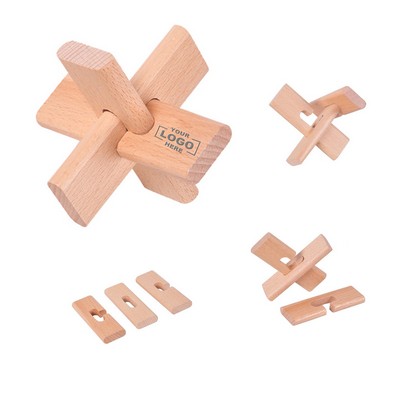 Wooden Puzzle Lock Brain Teaser