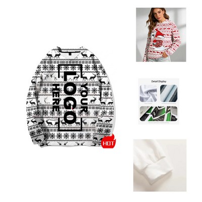 Customizable Jacquard Ugly Christmas Sweater