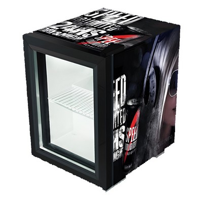 25L Mini Refrigerator with Glass Door