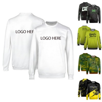Custom Fully Sublimated Crew Neck Sweatshirts