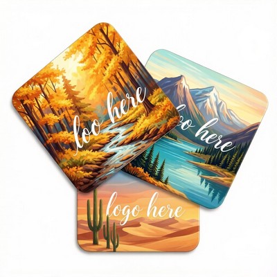 Full Color Absorbent Paper Coaster