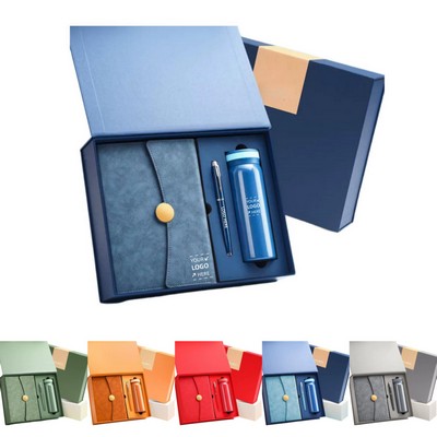Premium Notebook Tumbler & Pen Gift Set