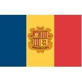 5'x8' Andorra U.N. Nylon Outdoor Flag - Style C