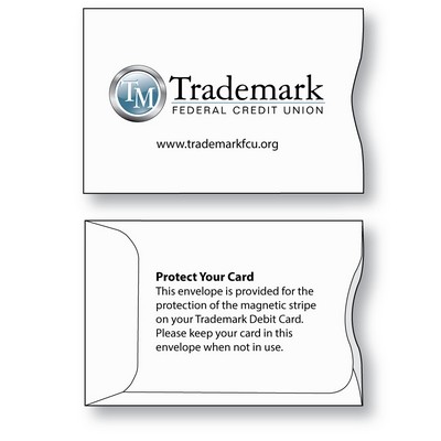 PaperTyger® Laminate Credit Card Sleeve 2-1/4" x 3-3/8"