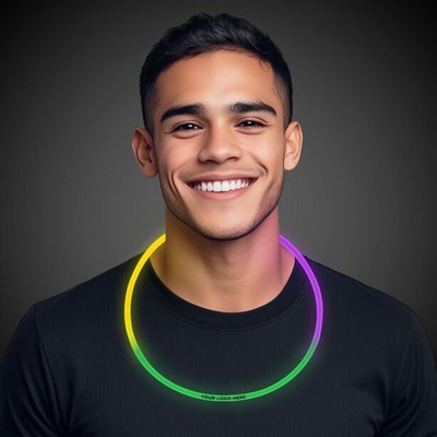 22" Green/Purple/Yellow Superior Glow Necklace