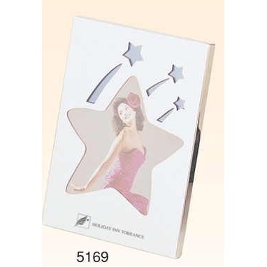 Chrome Plated Star Photo Frame