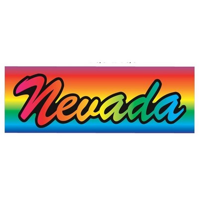 Nevada Panoramic Metal Photo Magnet (1 5/8"x4 5/8")