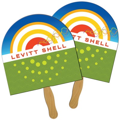 Archway Sandwiched Hand Fan