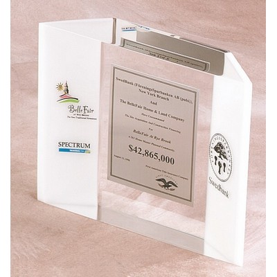 Lucite Trapezoid Embedment (5 1/2"x6 1/2"x1 1/2")