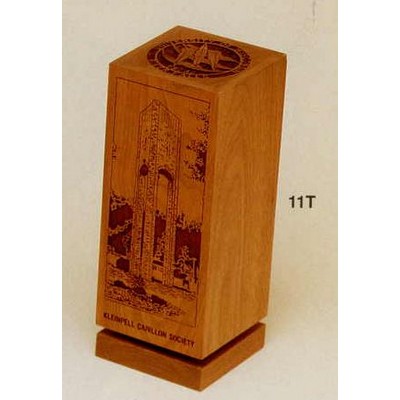 3-1/2"x9" Walnut Block Standing Award (11t)
