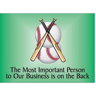 Baseballs & Bats Rectangle Photo Hand Mirror (2½"x3½")