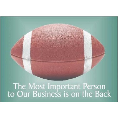 Football Rectangle Photo Hand Mirror (2½"x3½")