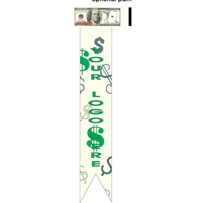 Las Vegas Blackjack $100 Bill Bookmark w/ Black Back