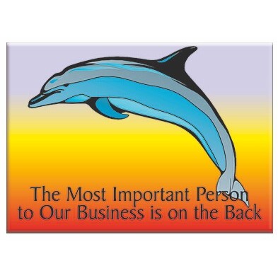 Dolphin Rectangle Photo Hand Mirror (2½"x3½")