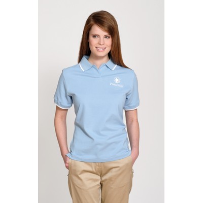 Women's Rimini Polo Shirt w/Contrasting Stripe