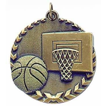 Medal, "Basketball" - 1-3/4" Millennium STM