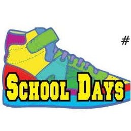 School Days Shoe Executive Magnet w/ Full Magnetic Back (2")