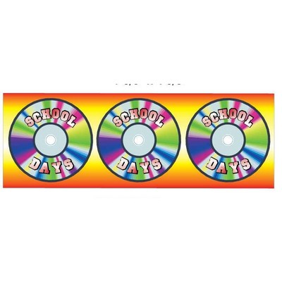 School Days Disc Panoramic Badge w/ Bar Pin
