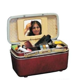 Makeup Case Promotional Magnet w/ Strip Magnet (8 Square Inch)