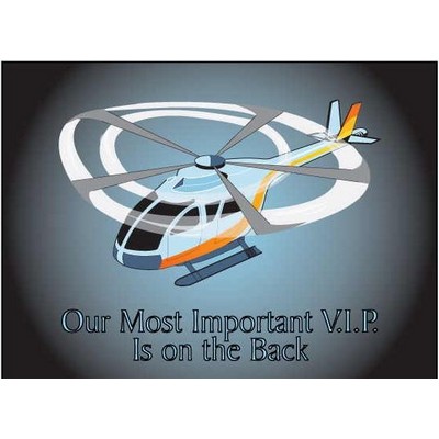 Helicopter Rectangle Photo Hand Mirror (2½"x3½")