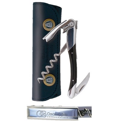 Chateau Laguiole® Waiter's Corkscrew w/Ebony Black Handle