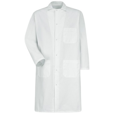 Red Kap® Gripper-Front Butcher Frock with Exterior Pocket