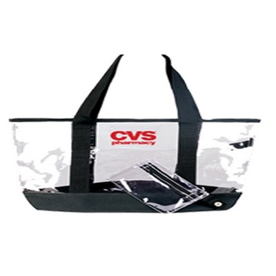 Clear Tote Bag (20"x14"X6)