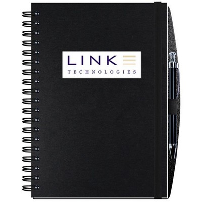 Shadowbox Paperboard Journal w/100 Sheets & Pen (7"x 10")