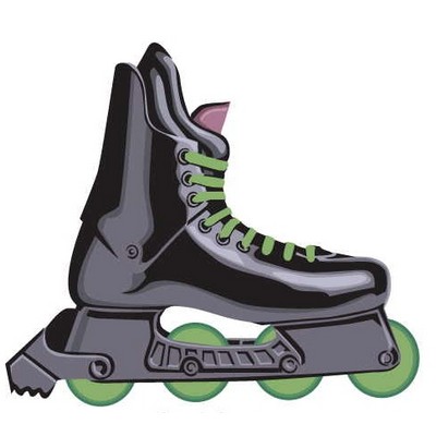 Roller Blade Maxi Magnet (4 Square Inch)