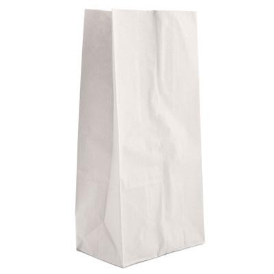 White Kraft SOS 2 Lb. Grocery Bag (4 1/8"x2 5/8"x8 1/4")