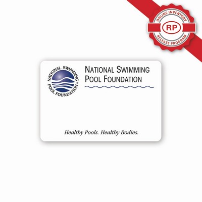 Full Color 50 Mil Name Badge (2"x3") Rectangle - No personalization included