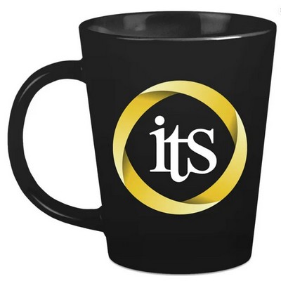 12 Oz. Short Latté Mug w/Spot Imprint