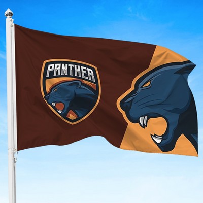 Full Color Rectangle Pole Flag (4'X6')