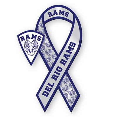 3.5" X 8" Awareness Ribbon Shape Vehicle Magnet - Standard Cutout
