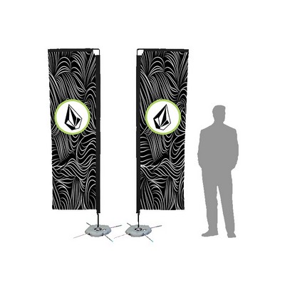 10' Banner Flag w/ Double Side Printing