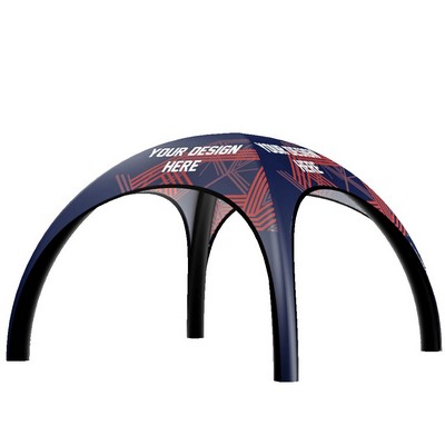 AirDome Inflatable Tent 10'x10' with Full Dye Sublimated Top