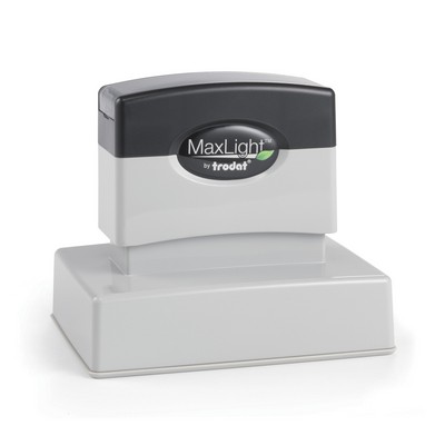 MaxLight™ Pre-Inked Rectangle Stamp (2" x 3")