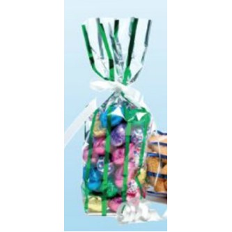 Bandellete Striped Hard Bottom Bag (1 3/4"x1 3/4"x8 1/2")