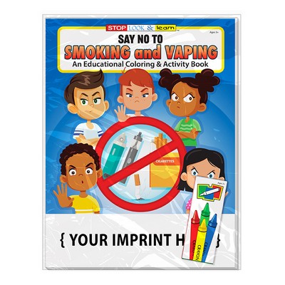 Say No to Smoking and Vaping Coloring Book Fun Pack
