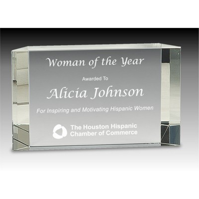 Brisbane Optic Crystal Award (7"x 4¼")