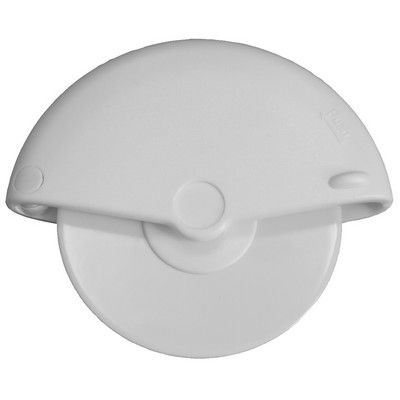 5" White Pizza Wheel Cutter with Polystyrene Blade