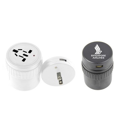International Travel Converter Adapter W/ Usb Port