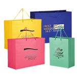 Short Run Hot Stamp Euro Tote Bag w/Rope Handle (16"x6"x12")
