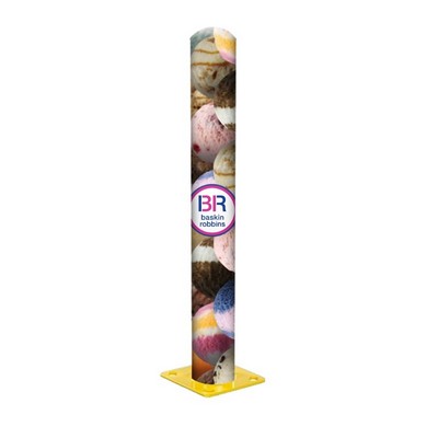 Fabric Bollard Cover 7"Dia x 52"H